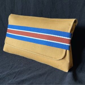 ALEXANDRA de MARKOFF vintage fold over clutch purse bag